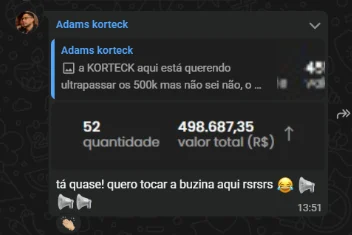 Resultado compartilhado por aluno AFACOM