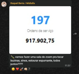 Resultado compartilhado por aluno AFACOM